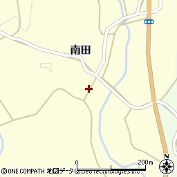 熊本県上益城郡山都町南田1538周辺の地図