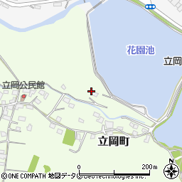 熊本県宇土市立岡町194周辺の地図