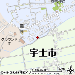 熊本県宇土市神馬町783周辺の地図