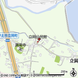 熊本県宇土市立岡町388周辺の地図