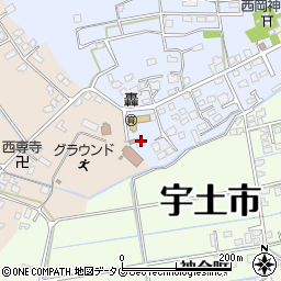 熊本県宇土市神馬町805周辺の地図