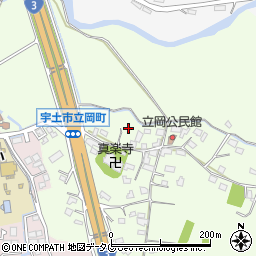 熊本県宇土市立岡町469周辺の地図