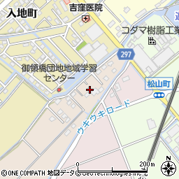 熊本県宇土市栗崎町58-1周辺の地図