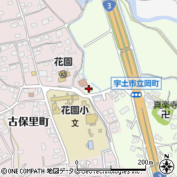 熊本県宇土市立岡町977周辺の地図