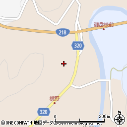 熊本県上益城郡山都町川野1319周辺の地図