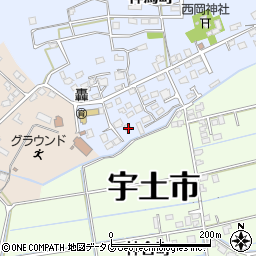 熊本県宇土市神馬町788周辺の地図