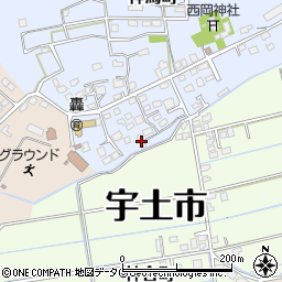 熊本県宇土市神馬町780周辺の地図