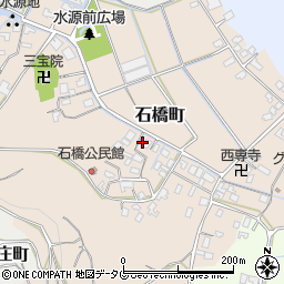 熊本県宇土市石橋町267周辺の地図