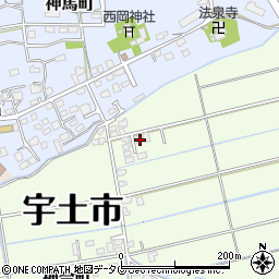 熊本県宇土市神合町148周辺の地図