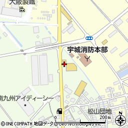 ばんばん寿司 宇土店周辺の地図