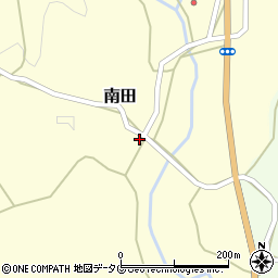 熊本県上益城郡山都町南田1541周辺の地図