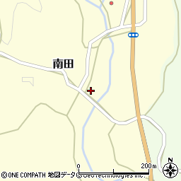 熊本県上益城郡山都町南田517周辺の地図