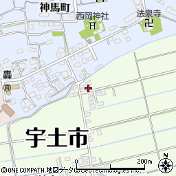 熊本県宇土市神合町207周辺の地図