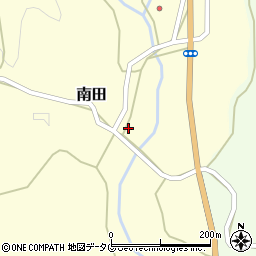 熊本県上益城郡山都町南田518-1周辺の地図
