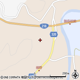 熊本県上益城郡山都町川野1324周辺の地図