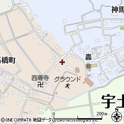 熊本県宇土市石橋町36周辺の地図