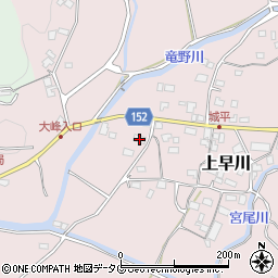 甲佐町役場庁舎　龍野福祉ふれあいセンター周辺の地図