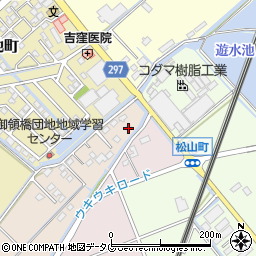 熊本県宇土市栗崎町52周辺の地図