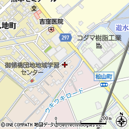 熊本県宇土市栗崎町54周辺の地図