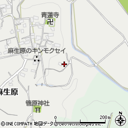 熊本県上益城郡甲佐町麻生原534周辺の地図