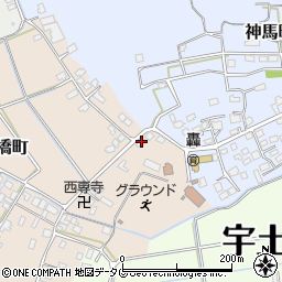 熊本県宇土市石橋町37-1周辺の地図