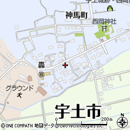 熊本県宇土市神馬町777周辺の地図