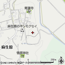 熊本県上益城郡甲佐町麻生原533周辺の地図