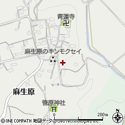 熊本県上益城郡甲佐町麻生原519周辺の地図