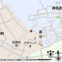 熊本県宇土市石橋町37-4周辺の地図