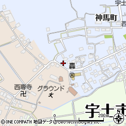 熊本県宇土市神馬町532周辺の地図