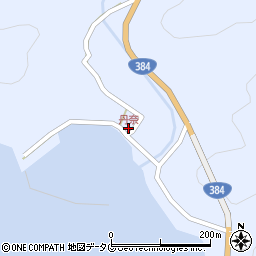 丹奈周辺の地図