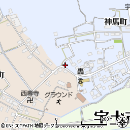 熊本県宇土市神馬町528周辺の地図