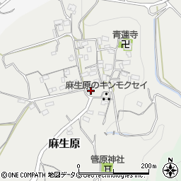 熊本県上益城郡甲佐町麻生原648周辺の地図