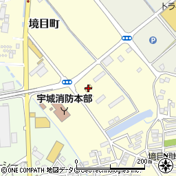 ローソン宇土境目町店周辺の地図