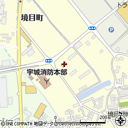 ローソン宇土境目町店周辺の地図