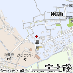 熊本県宇土市神馬町545周辺の地図