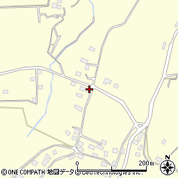 熊本県熊本市南区城南町藤山2100-5周辺の地図