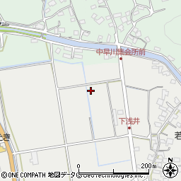 熊本県甲佐町（上益城郡）下横田周辺の地図