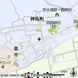 熊本県宇土市神馬町682周辺の地図