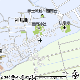 熊本県宇土市神馬町740周辺の地図