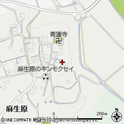 熊本県上益城郡甲佐町麻生原636周辺の地図