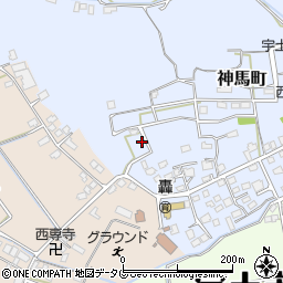 熊本県宇土市神馬町548周辺の地図
