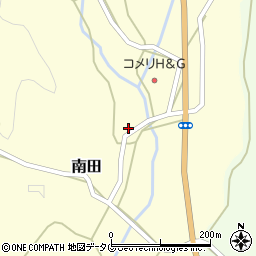 熊本県上益城郡山都町南田500周辺の地図