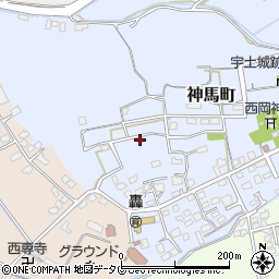 熊本県宇土市神馬町552周辺の地図