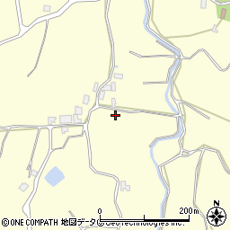 熊本県熊本市南区城南町藤山1494周辺の地図