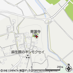 熊本県上益城郡甲佐町麻生原629周辺の地図