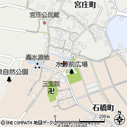 熊本県宇土市石橋町182周辺の地図