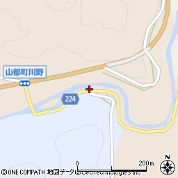 熊本県上益城郡山都町川野2259周辺の地図