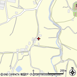 熊本県熊本市南区城南町藤山1482-2周辺の地図