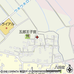 熊本県宇土市善道寺町周辺の地図